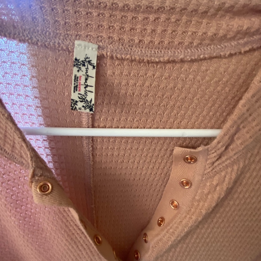 Free people Waffle Tee
